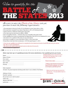 BOTB BattleofStates2013 Q Form