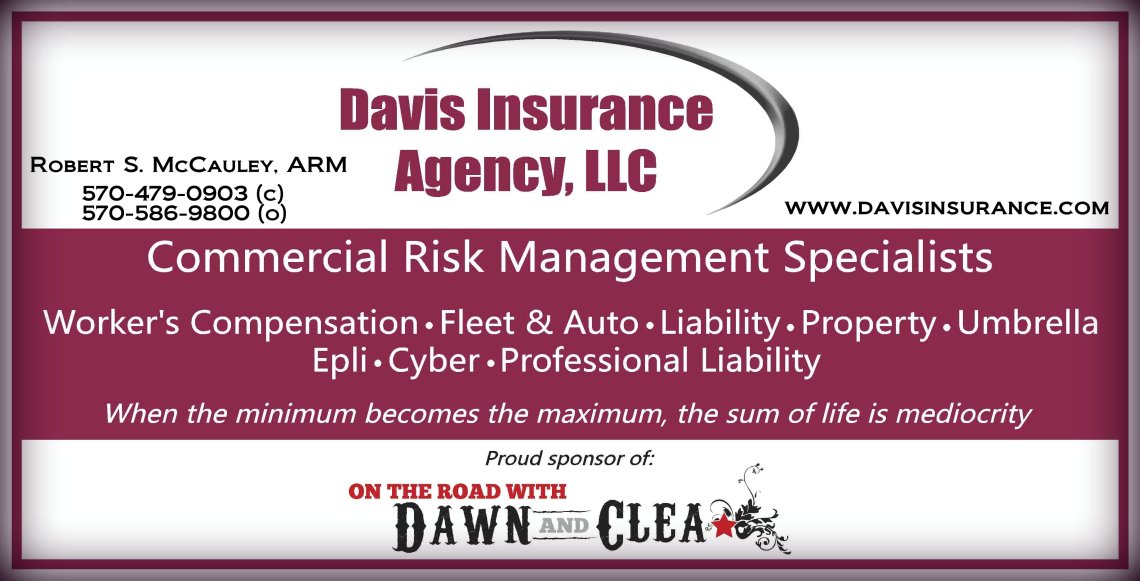 Davis Insurance Banner phone and web