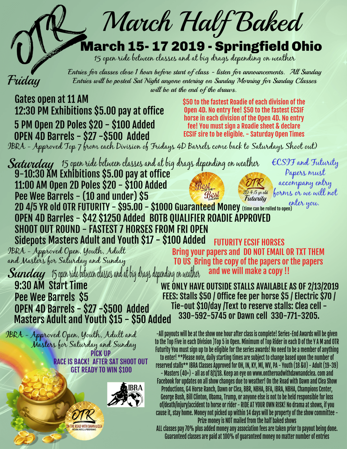 March Half Baked Showbill Final